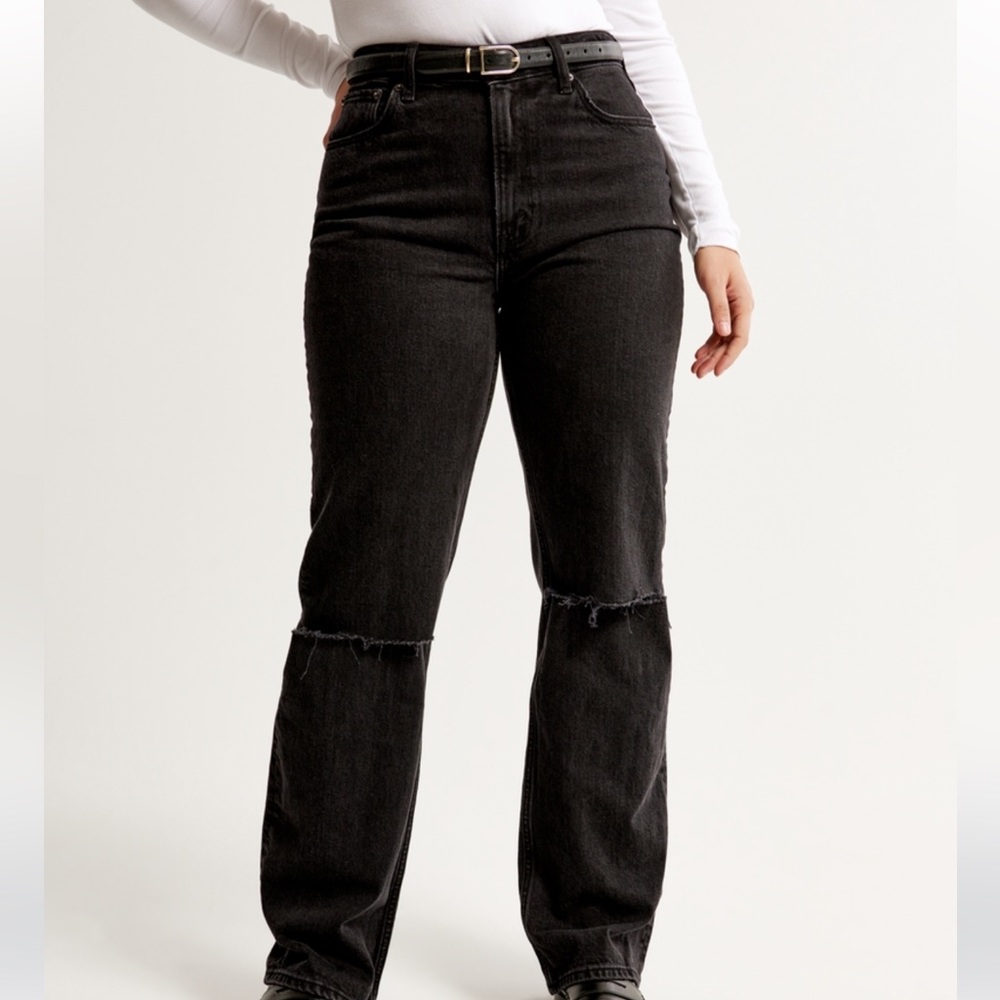 A&F High Rise 90s Relaxed Jean